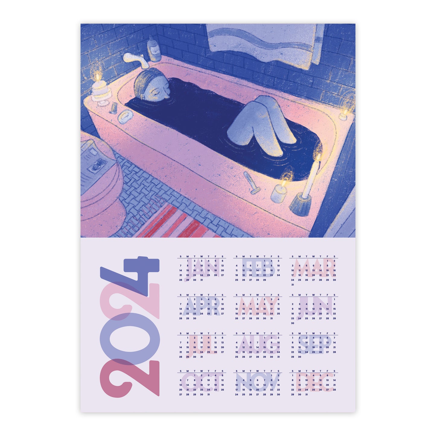 'Candle' 2024 Calendar