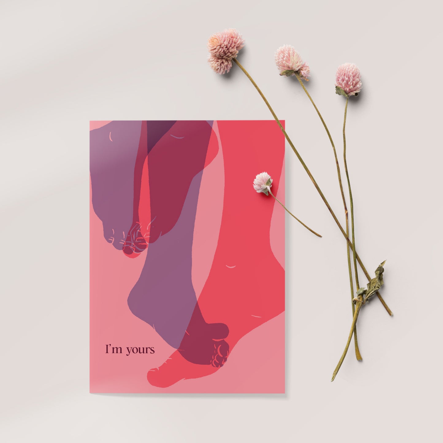 'I'm Yours' Valentine's Day Card